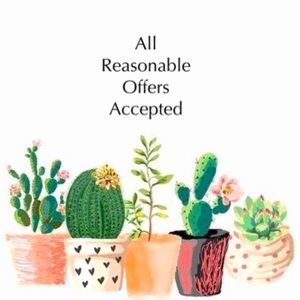 All reasonable offers accepted!